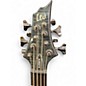 Used ESP LTD B208FM 8 String Trans Black Electric Bass Guitar