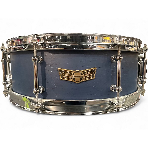 Used Ludwig 14X5 Club Date Snare Blue Drum