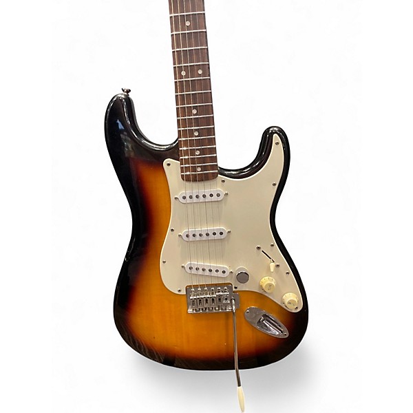 Used Squier Bullet Stratocaster Sunburst Solid Body Electric Guitar