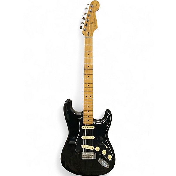 Used Fender Player Stratocaster Black Solid Body Electric Guitar
