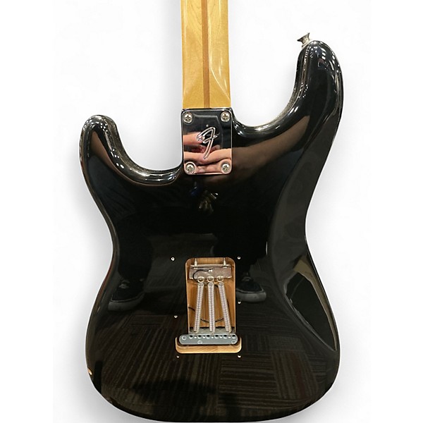 Used Fender Player Stratocaster Black Solid Body Electric Guitar