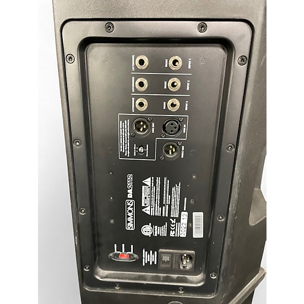 Used Simmons DA2112 Powered Speaker