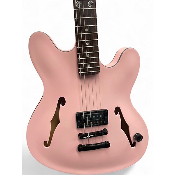 Used Fender TOM DELONGE STARCASTER SATIN SHELL PINK Hollow Body Electric Guitar