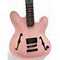 Used Fender TOM DELONGE STARCASTER SATIN SHELL PINK Hollow Body Electric Guitar