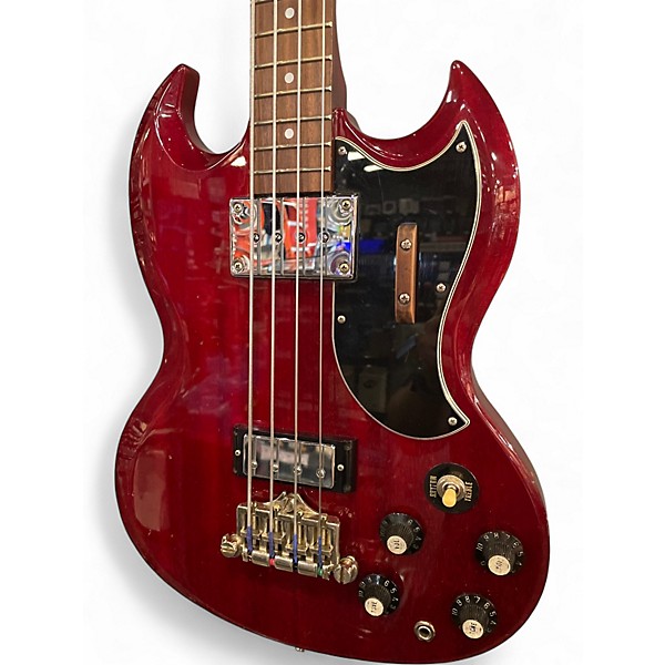 Used Epiphone SG Bass Cherry Electric Bass Guitar
