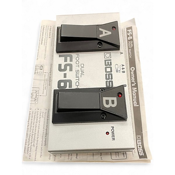Used BOSS FS6 Dual Footswitch Sustain Pedal