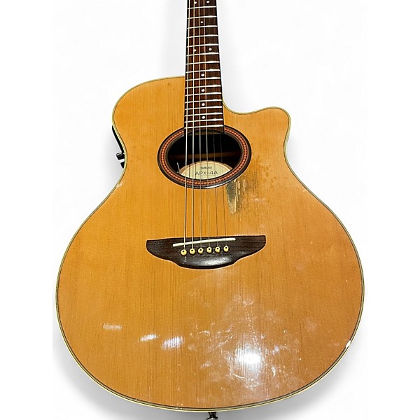 Used Yamaha APX4A Natural Acoustic Electric Guitar