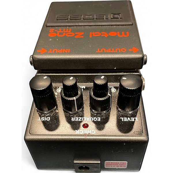 Used BOSS MT2 Metal Zone Distortion Effect Pedal