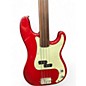 Used 1980s Fender PRECISION BASS Candy Apple Red Electric Bass Guitar