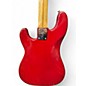 Used 1980s Fender PRECISION BASS Candy Apple Red Electric Bass Guitar
