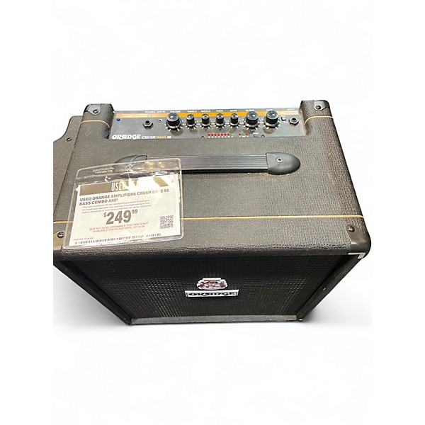 Used Orange Amplifiers Crush Bass 50 Bass Combo Amp