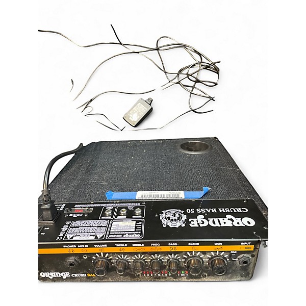 Used Orange Amplifiers Crush Bass 50 Bass Combo Amp