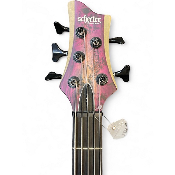 Used Schecter Guitar Research Riot 5 Purple Solid Body Electric Guitar