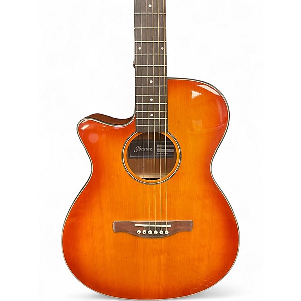 Used Ibanez AEG58L-VVH VIOLIN BURST Acoustic Guitar