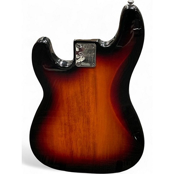 Used Squier Affinity Precision Bass 3 Tone Sunburst Electric Bass Guitar