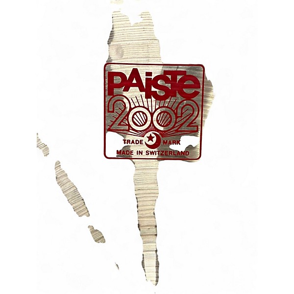 Used Paiste 16in 2002 Crash Cymbal