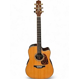 Used Takamine P7DC Natural Acoustic Electric Guitar