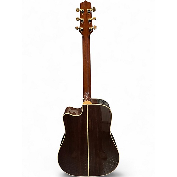 Used Takamine P7DC Natural Acoustic Electric Guitar