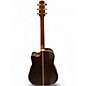 Used Takamine P7DC Natural Acoustic Electric Guitar