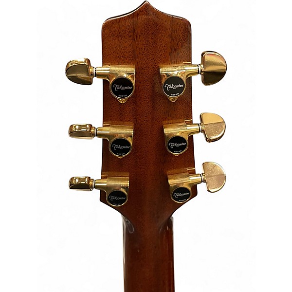 Used Takamine P7DC Natural Acoustic Electric Guitar