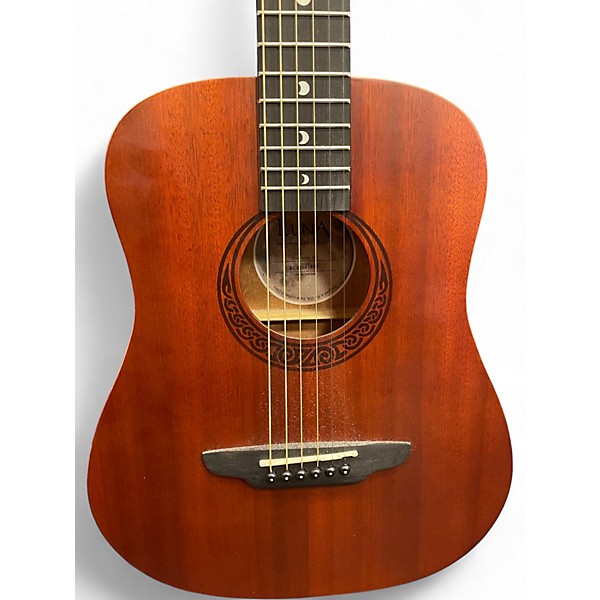 Used Luna SAFARI MAHOGANY Natural Acoustic Guitar