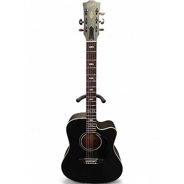 Used Gibson Songwriter EC black Acoustic Guitar
