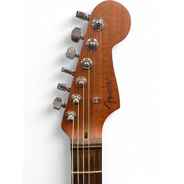 Used Fender Acoustasonic Player Jazzmaster Antique Olive Acoustic Electric Guitar