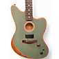 Used Fender Acoustasonic Player Jazzmaster Antique Olive Acoustic Electric Guitar