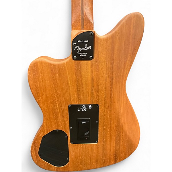 Used Fender Acoustasonic Player Jazzmaster Antique Olive Acoustic Electric Guitar