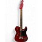 Used Fender JA90 Jim Adkins Thinline Telecaster Crimson Red Transparent Hollow Body Electric Guitar thumbnail