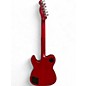 Used Fender JA90 Jim Adkins Thinline Telecaster Crimson Red Transparent Hollow Body Electric Guitar