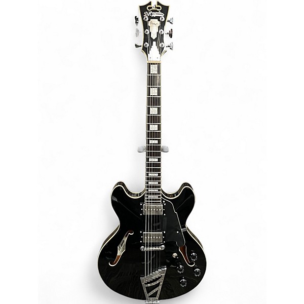 Used D'Angelico DAPC Premier US PHATCAT Black Hollow Body Electric Guitar