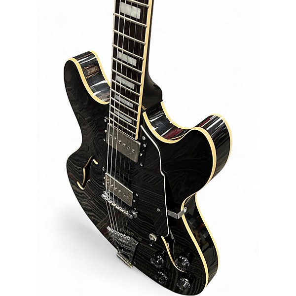 Used D'Angelico DAPC Premier US PHATCAT Black Hollow Body Electric Guitar