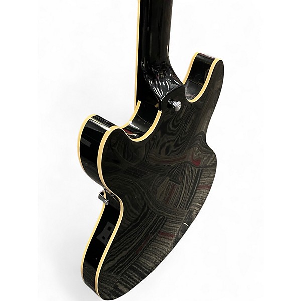 Used D'Angelico DAPC Premier US PHATCAT Black Hollow Body Electric Guitar