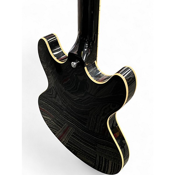Used D'Angelico DAPC Premier US PHATCAT Black Hollow Body Electric Guitar
