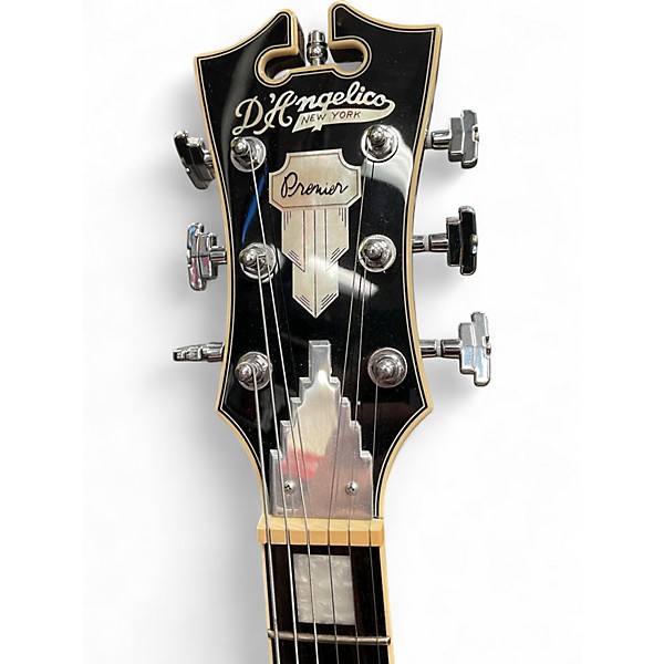 Used D'Angelico DAPC Premier US PHATCAT Black Hollow Body Electric Guitar