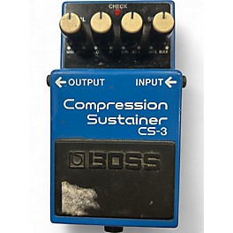 Used BOSS CS3 Compressor Sustainer Effect Pedal