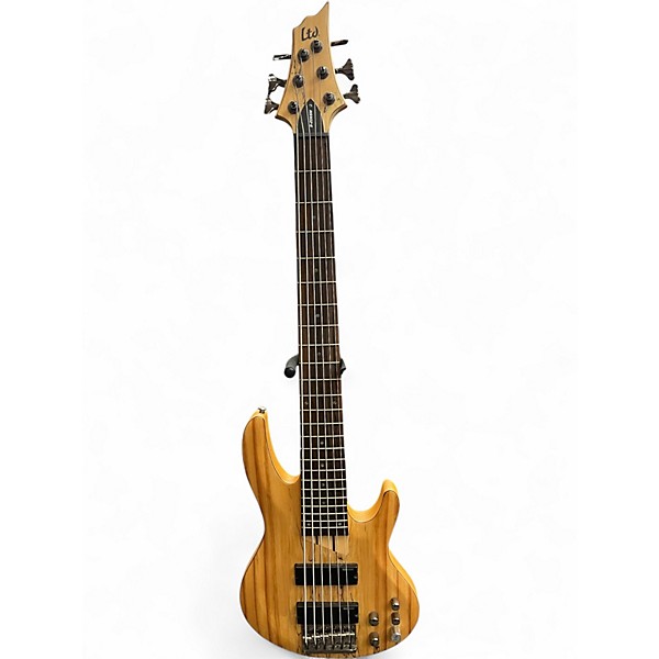 Used ESP LTD B206SM 6 String Spalted Maple Electric Bass Guitar