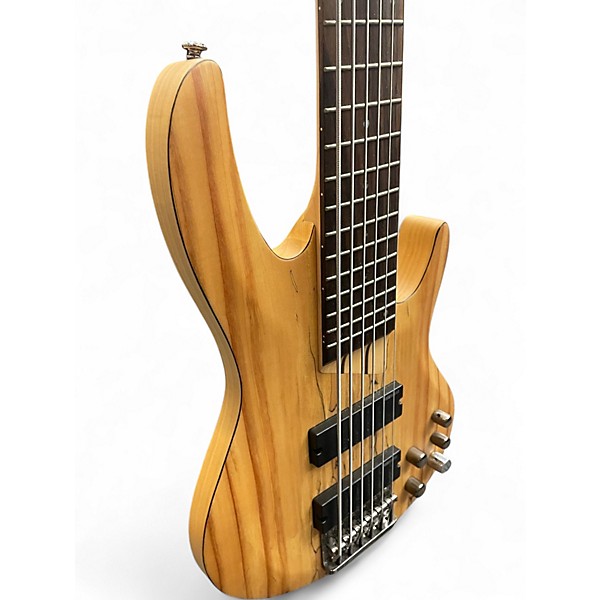 Used ESP LTD B206SM 6 String Spalted Maple Electric Bass Guitar