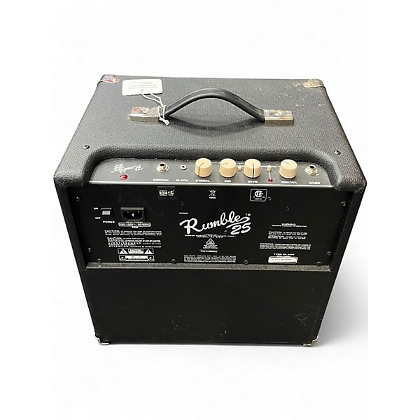 Used Fender Rumble V3 25w 1x8 Bass Combo Amp