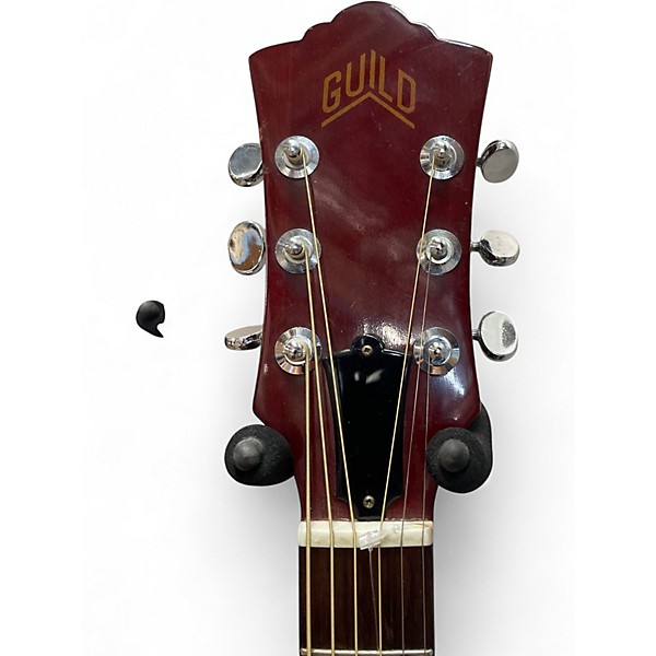 Used 1976 Guild D25CH Wine Red Acoustic Electric Guitar