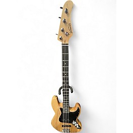 Used Glarry GJazz 4 String Natural Electric Bass Guitar