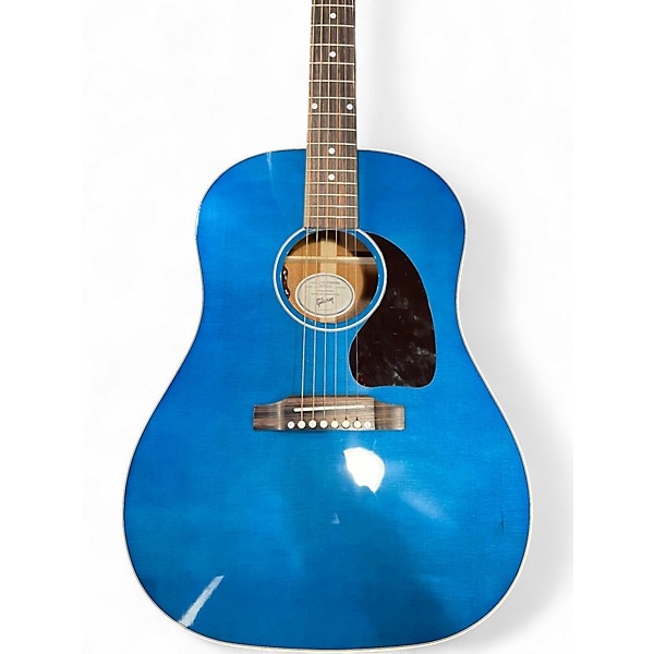 Used Gibson J45 Standard Blue Acoustic Electric Guitar