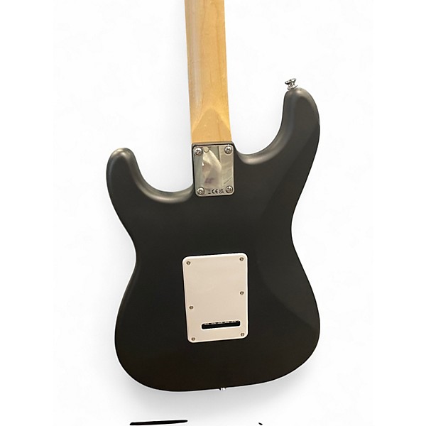 Used Squier Standard Stratocaster Black Solid Body Electric Guitar