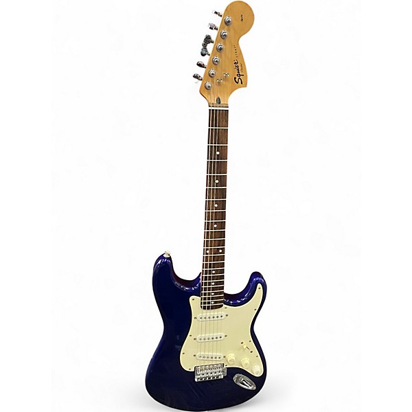 Used Squier Affinity Stratocaster blue Solid Body Electric Guitar
