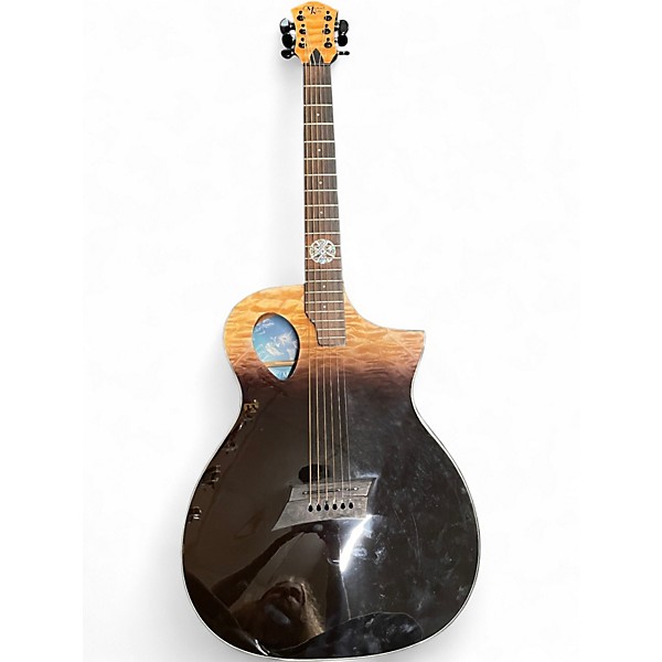 Used Michael Kelly Forte Port X Partial Eclipse Acoustic Electric Guitar