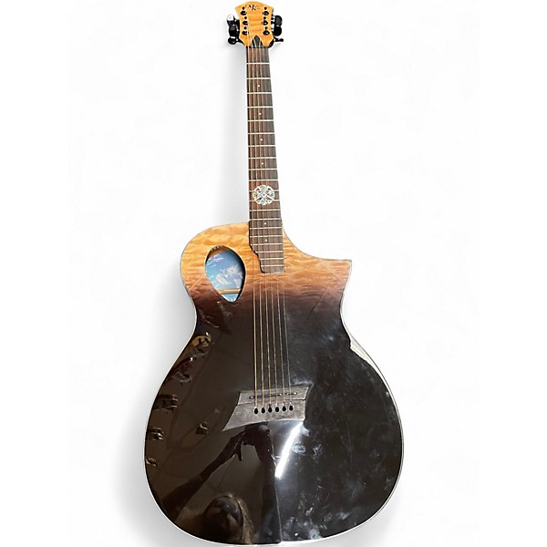 Used Michael Kelly Forte Port X Partial Eclipse Acoustic Electric Guitar