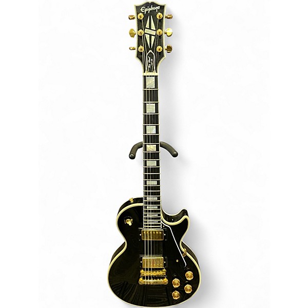 Used Epiphone INSPIRED BY GIBSON LES PAUL CUSTOM Ebony Solid Body Electric Guitar