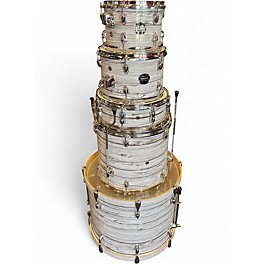 Used Mapex 5 Piece VENUS WHITE MARBLEWOOD Drum Kit