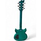 Used Reverend Manta Ray Flametop Turquoise Hollow Body Electric Guitar
